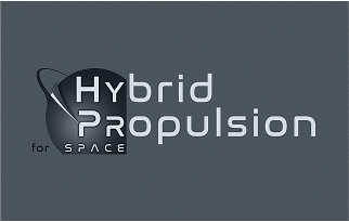 Previous logo of HyPrSpace: “Hybrid Propulsion for Space”, with a planetary orbit icon, reflecting the brand’s focus on hybrid propulsion technology.